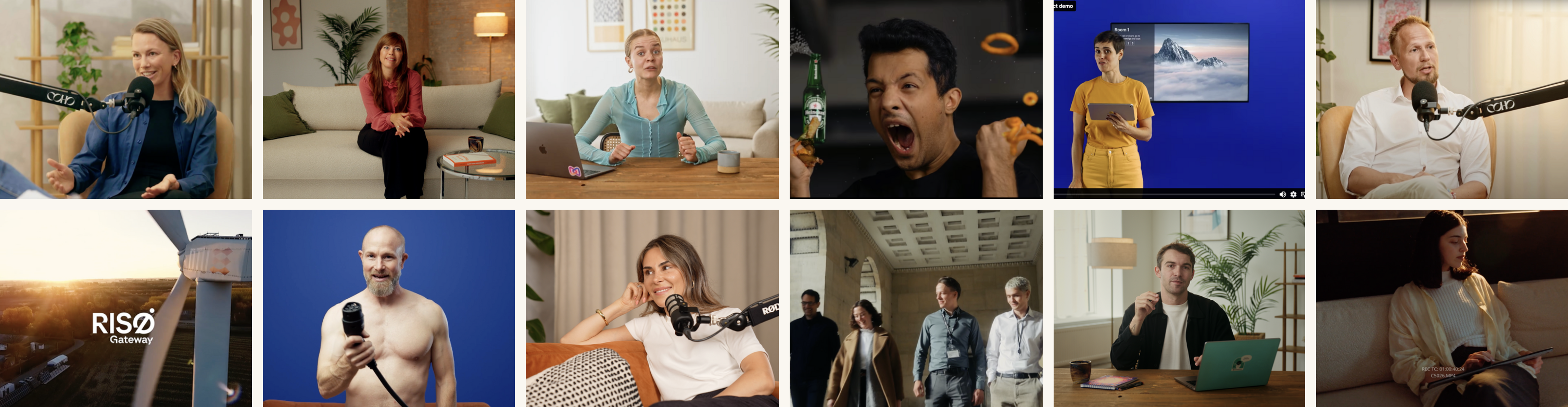 A selection of video, podcast, campaign and product content created by CoHo members